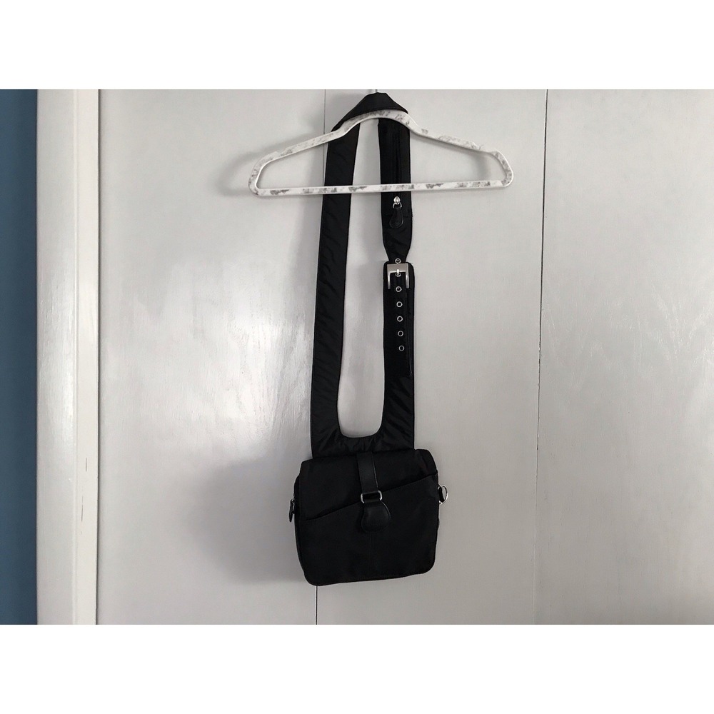 Ameribag Crossbody Travel Bag Black Purse Multiple Pockets One On Handle